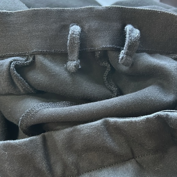 EVERLANE The Dream Pant Black Tailored Sweatpant Pockets Double Knit Sz L - Picture 12 of 16